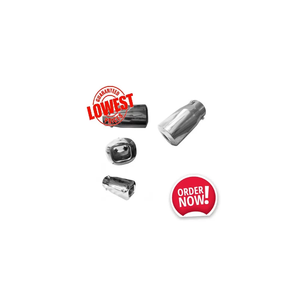 Buy Solid Oval Heavy Duty Stainless Steel Exhaust Mufflers / Pipe at low prices-RideoFrenzy