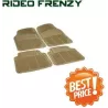 Buy Buy Ruf & Tuf Modesto Beige Rubber Floor Mats-4 pieces at low prices-RideoFrenzy