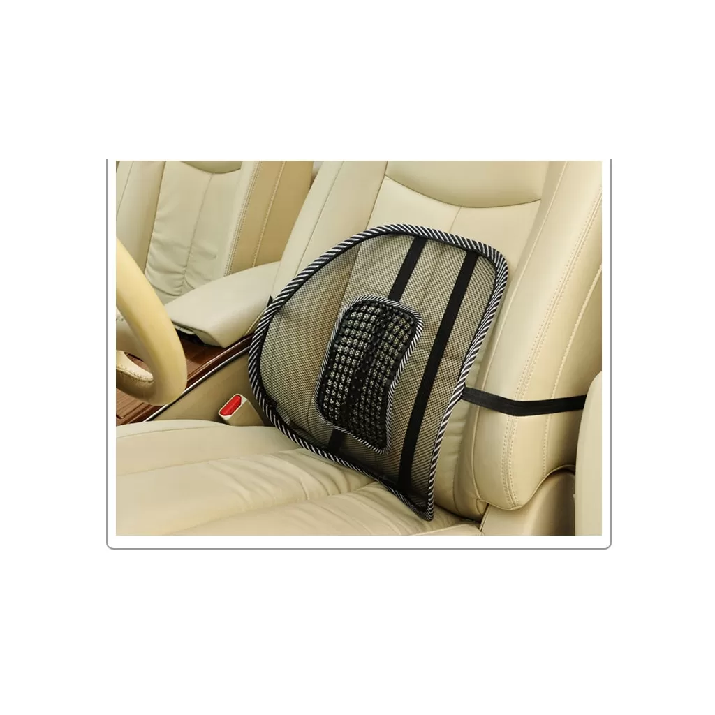 Car Seat Massage Chair Back Lumbar Support Mesh Ventilate Cushion Pad