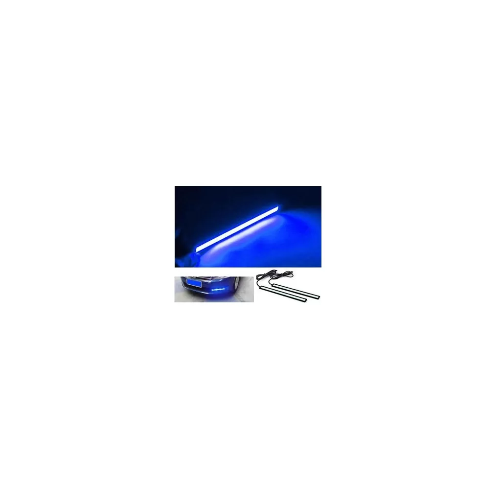 Buy Blue Color Waterproof LED Daytime Running Light DRL Strip at low prices-RideoFrenzy