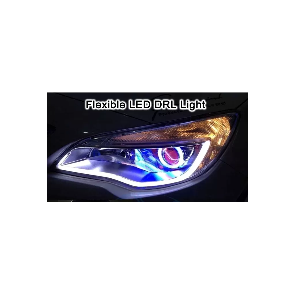 Buy Flexible Dual Color LED Daytime Running Light-DRL at low prices-RideoFrenzy