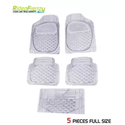 Big Size Ruf & Tuf Transparent Rubber Floor Mats | 5 pieces