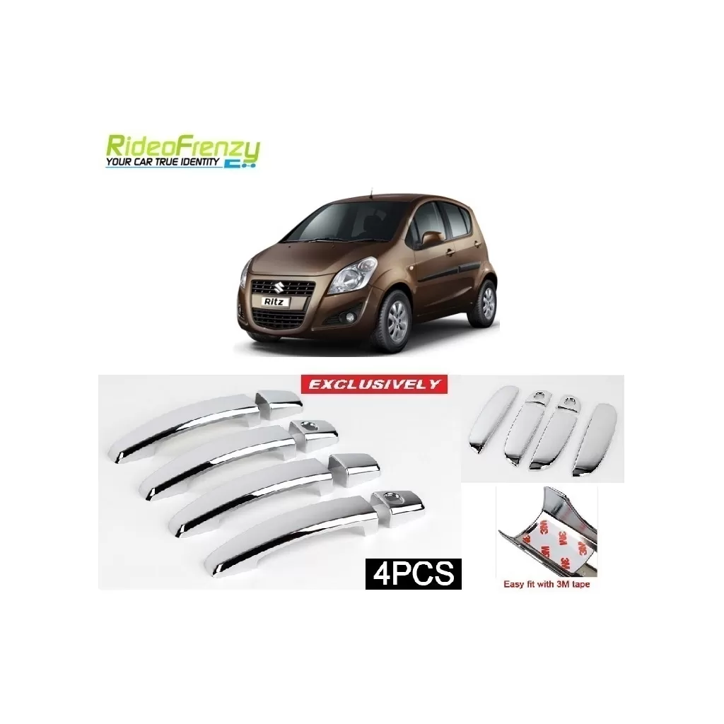 Buy Maruti Ritz Chrome Handle Covers online at low prices-RideoFrenzy