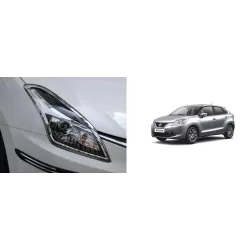 Buy Maruti Suzuki Baleno Chrome Headlight Garnish online India | Best Quality Guarantee