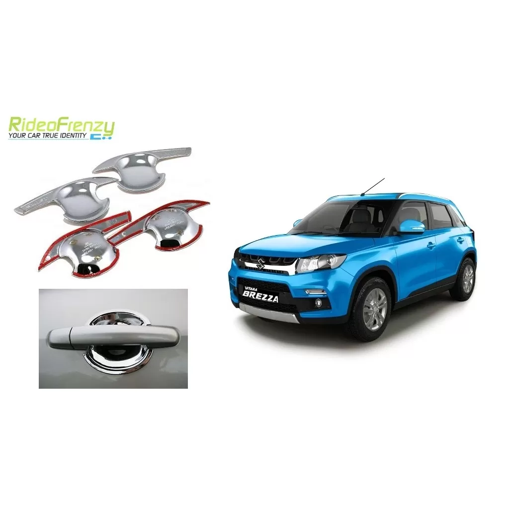 Buy Vitara Brezza Chrome Catch Finger Garnish online | Rustfree