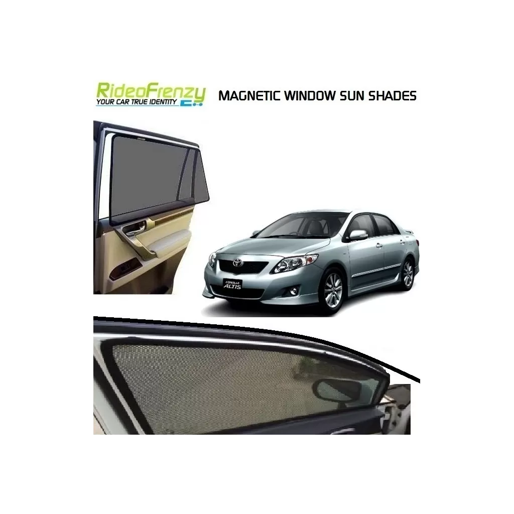 Buy Toyota Corolla Altis Magnetic Window Sunshades online at low prices-Rideofrenzy
