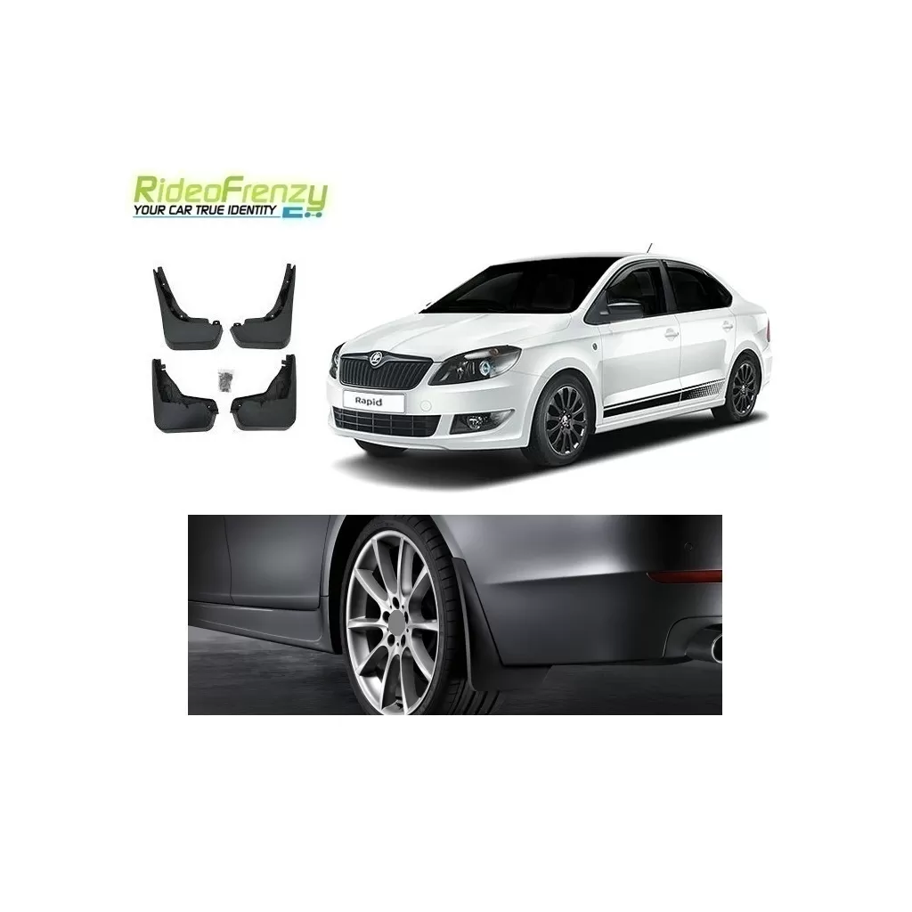 Buy Original OEM Skoda Rapid Mud Flaps online at low prices-Rideofrenzy