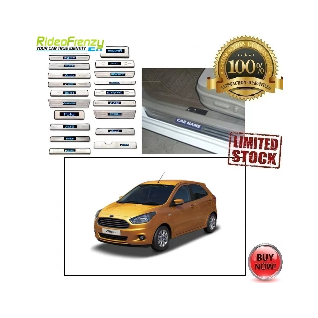 Figo Aspire Stainless Steel Sill Plate with Blue LED