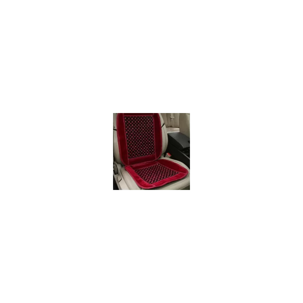 Buy Luxurious Red Velvet wooden seat beads online at low prices-Rideofrenzy