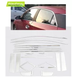 Buy Hyundai Elite i20 chrome window garnish online at loww prices-RideoFrenzy