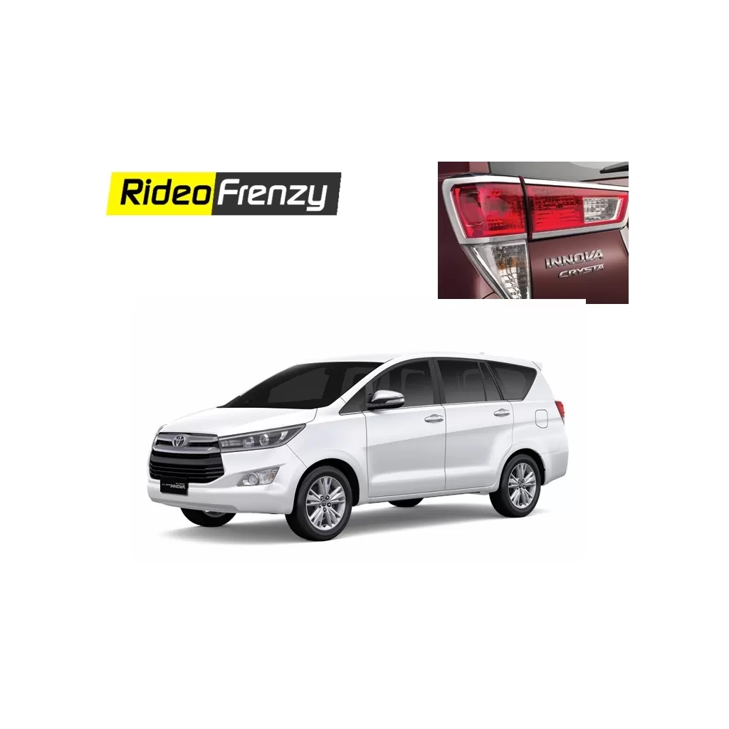 Innova Crysta Chrome Tail Light Covers online at low prices-Rideofrenzy