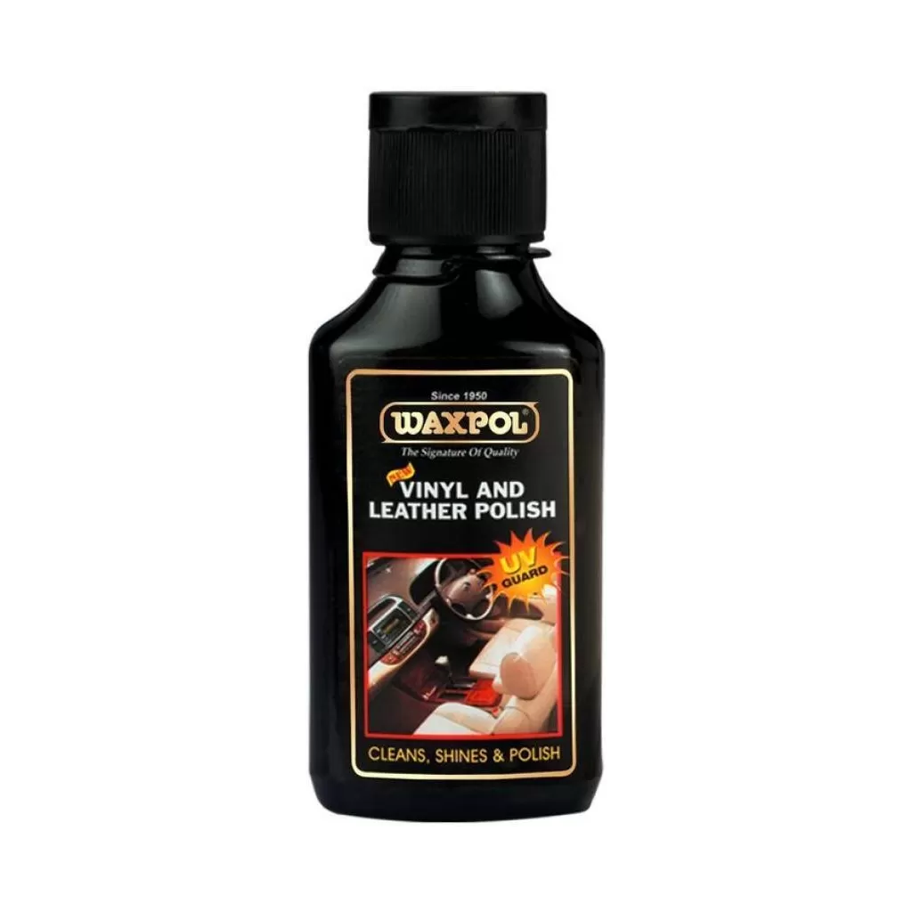 Waxpol Premium Vinyl Leather And Dashboard Polish(125 g)