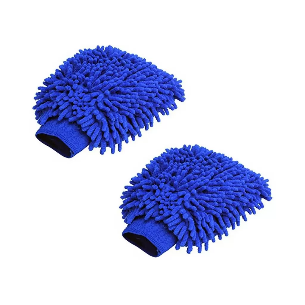 Microfiber Vehicle Washing Hand Glove(Pack Of 2)