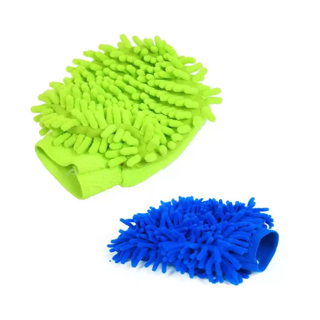 Microfiber Vehicle Washing Hand Glove(Pack Of 2)