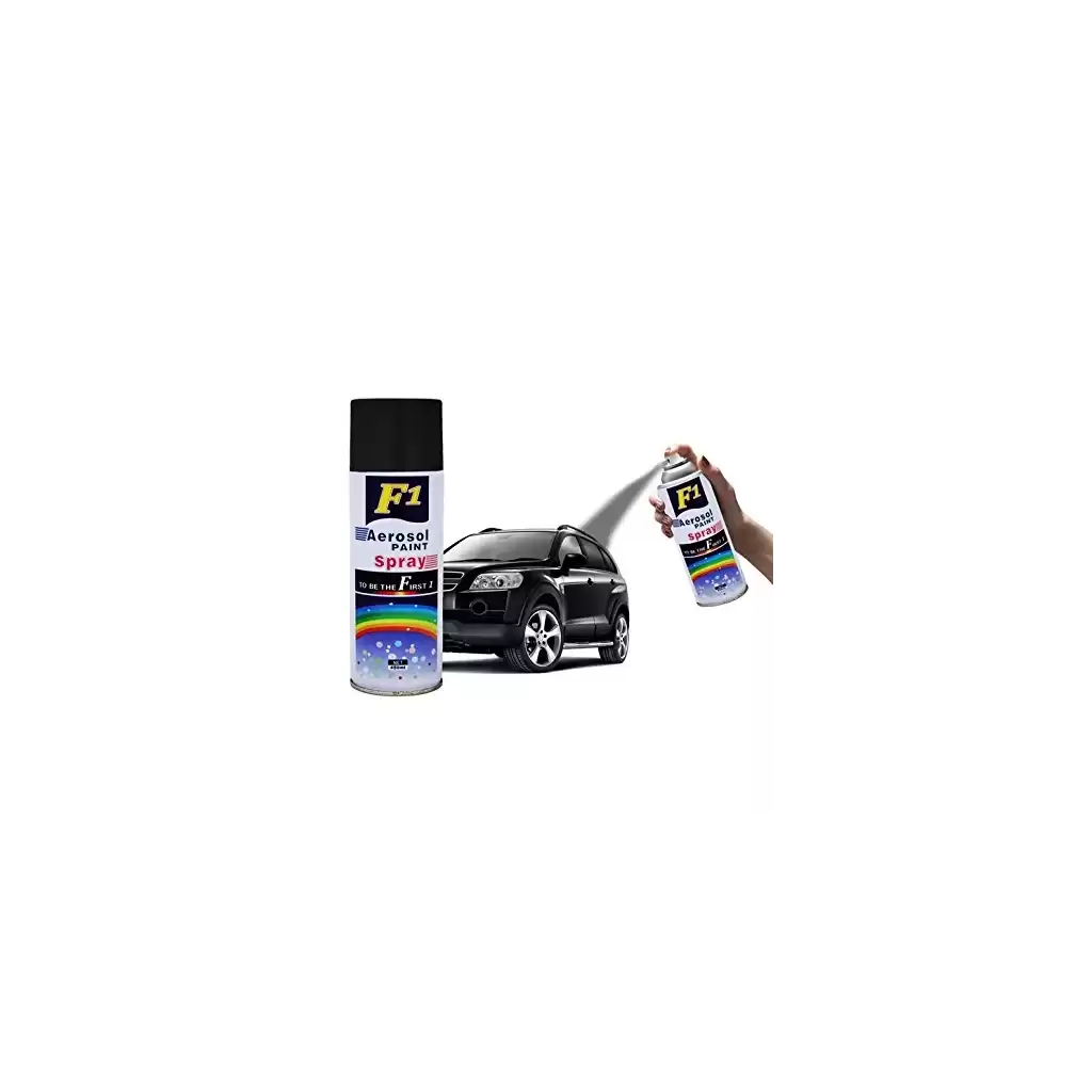 F1 Shiny Black Aerosol Spray Paint