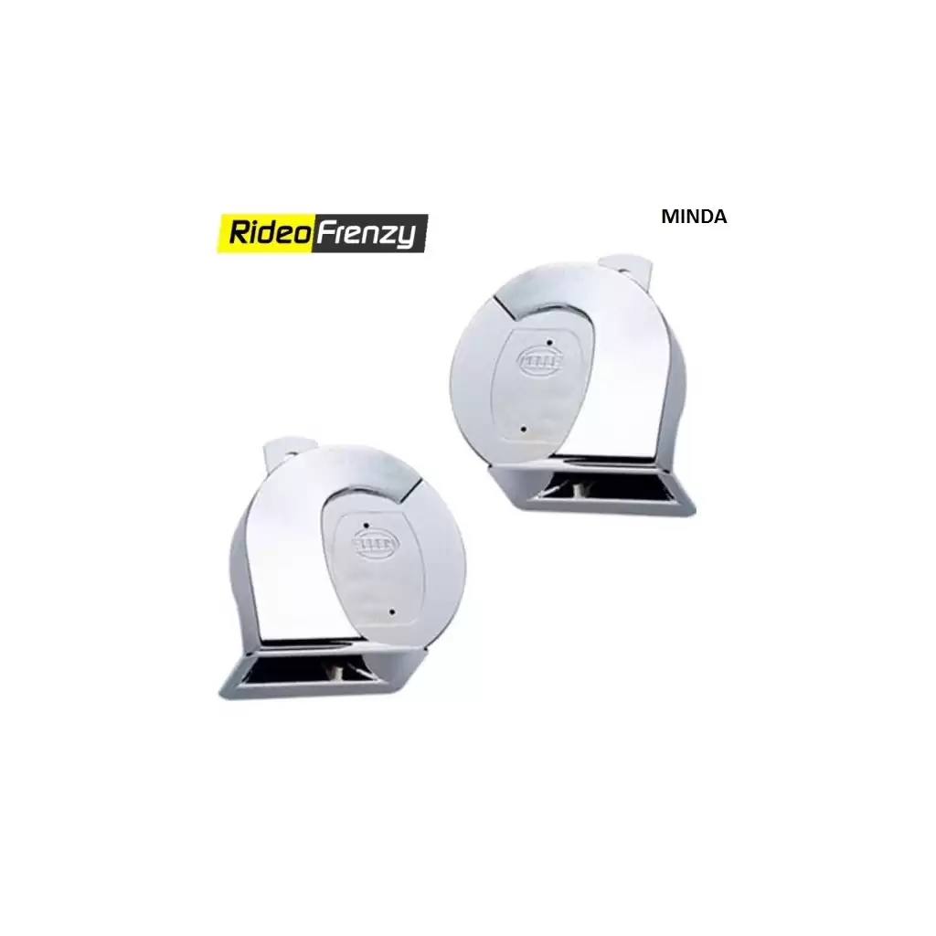 Minda Black Car/Bike Horns Set of 2