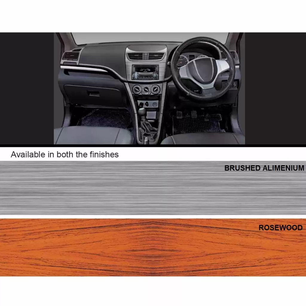 Maruti Celerio Wooden Dashboard Trim Kit-Rosewood