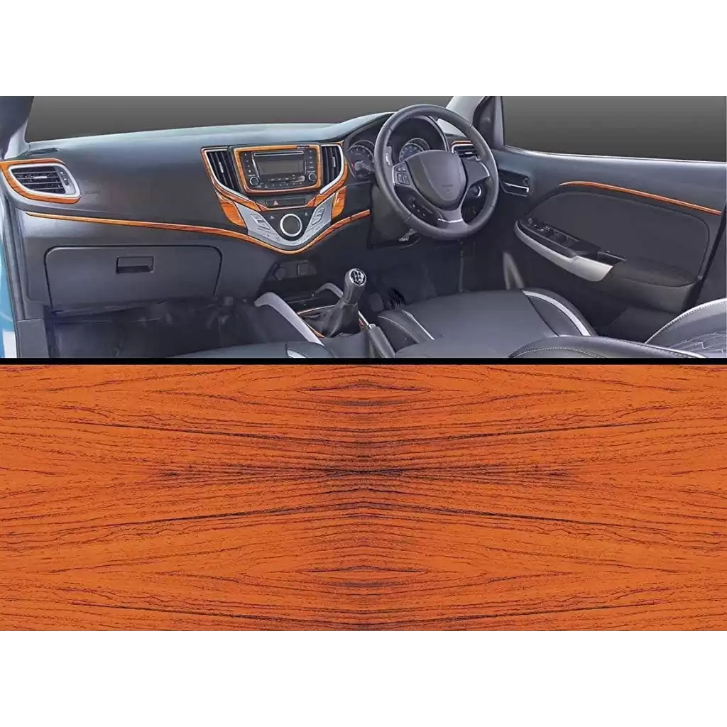 Buy Maruti New Baleno Rosewood Wooden Dashboard Trim Kit online India Buy Maruti New Baleno Rosewood Wooden Dashboard Trim Kit online India