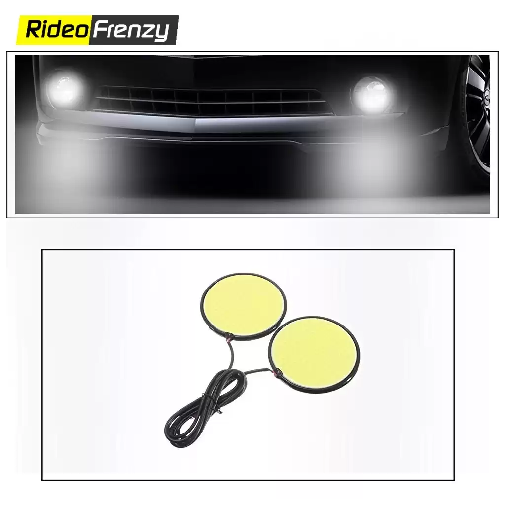 Buy Super Bright 12V LED Daytime Running Light DRL & Fog Lamp at low prices-RideoFrenzy