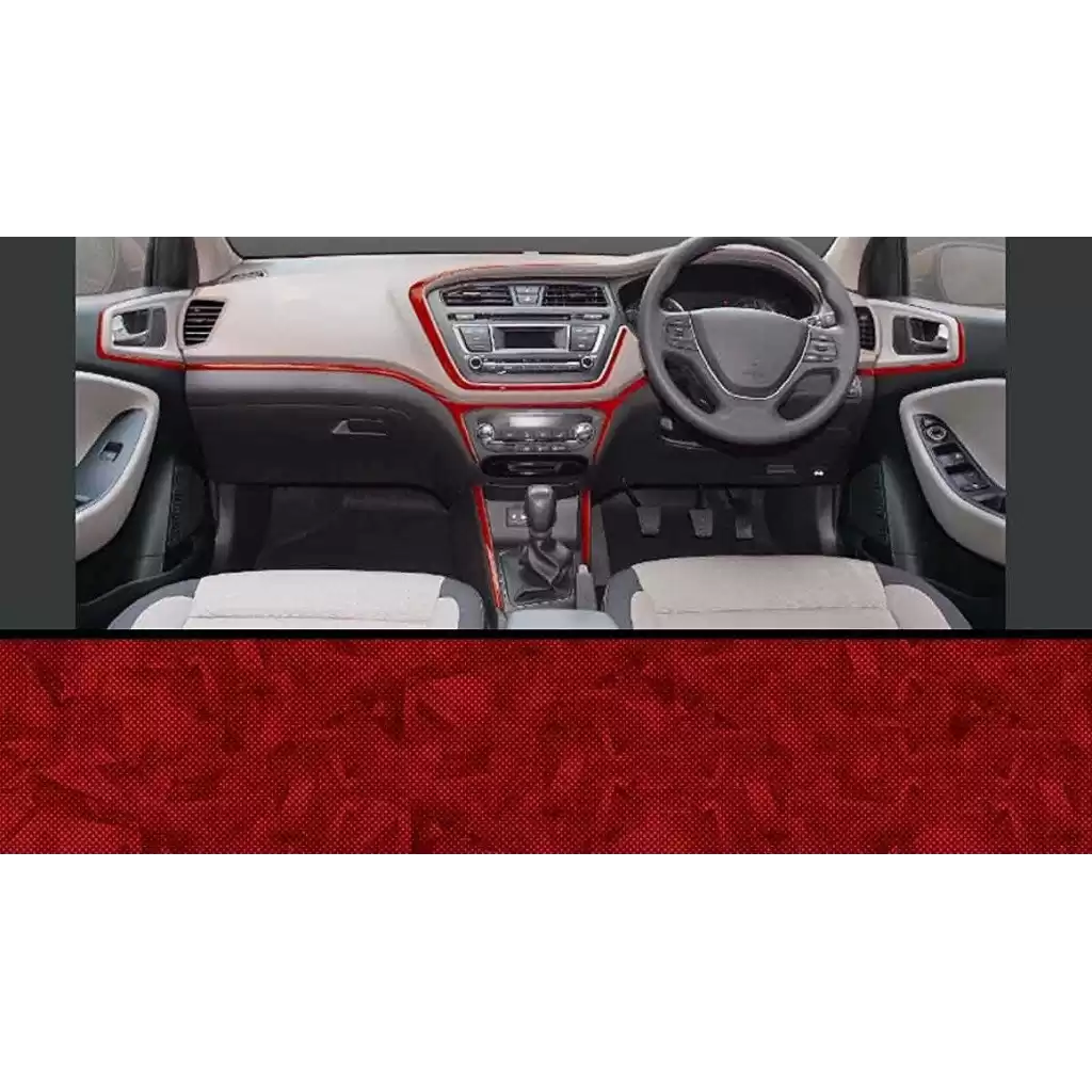 Hyundai Elite I20 Rosewood Wooden Dashboard Trim Kit Hyundai Elite I20 Rosewood Wooden Dashboard Trim Kit