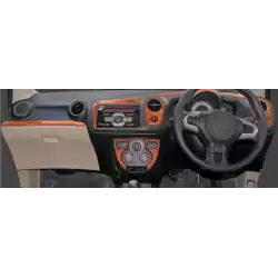 Buy Honda Brio/Amaze wooden dashboard trim kit online at low prices-RideoFrenzy