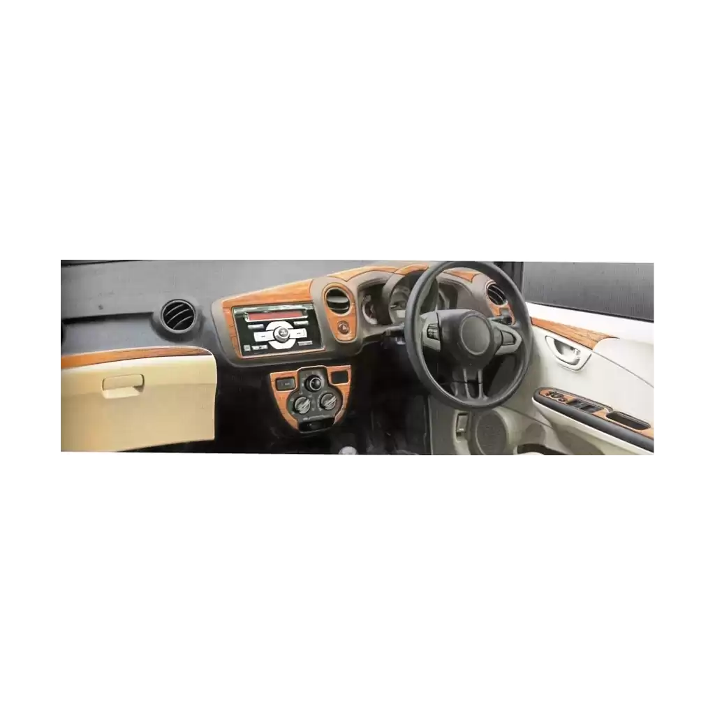 Buy Honda Mobilio Rosewood Wooden Dashboard Trim Kit online at low prices-RideoFrenzy