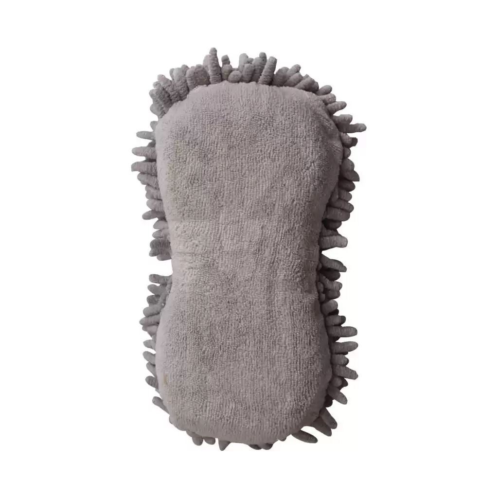 Microfiber Washing Cleaning Glove Wrapped Sponge  (Pack of 1)