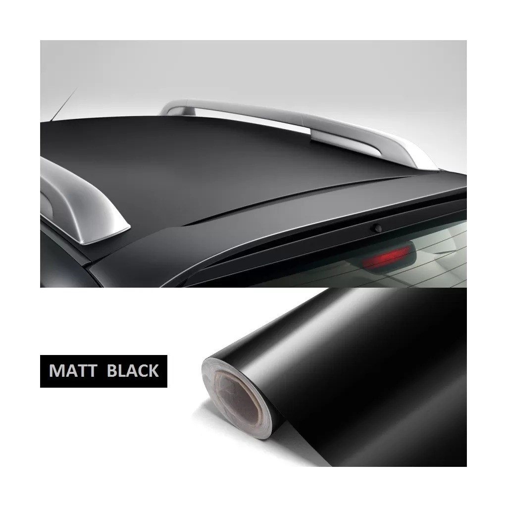 Buy Best Quality Matt Black Roof Wrap Sheet Online | Bubble Free
