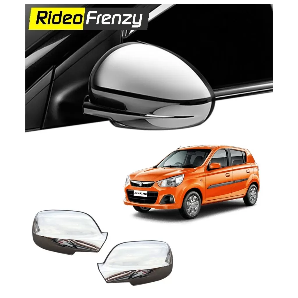 Triple Layered New Alto K10 Chrome Mirror Covers