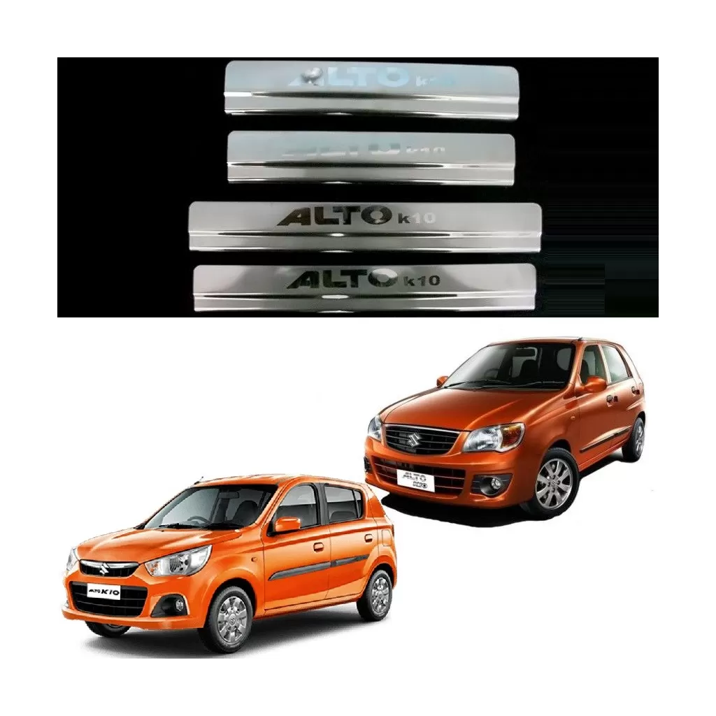 Buy Door Stainless Steel Sill Plate for Alto K10 at low prices-RideoFrenzy