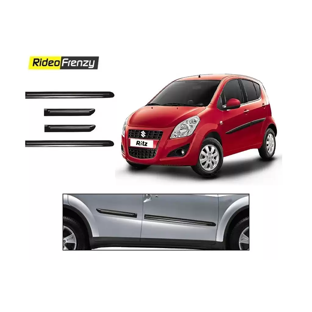 Buy Maruti Ritz Black Chrome Side beading online at low prices-Rideofrenzy