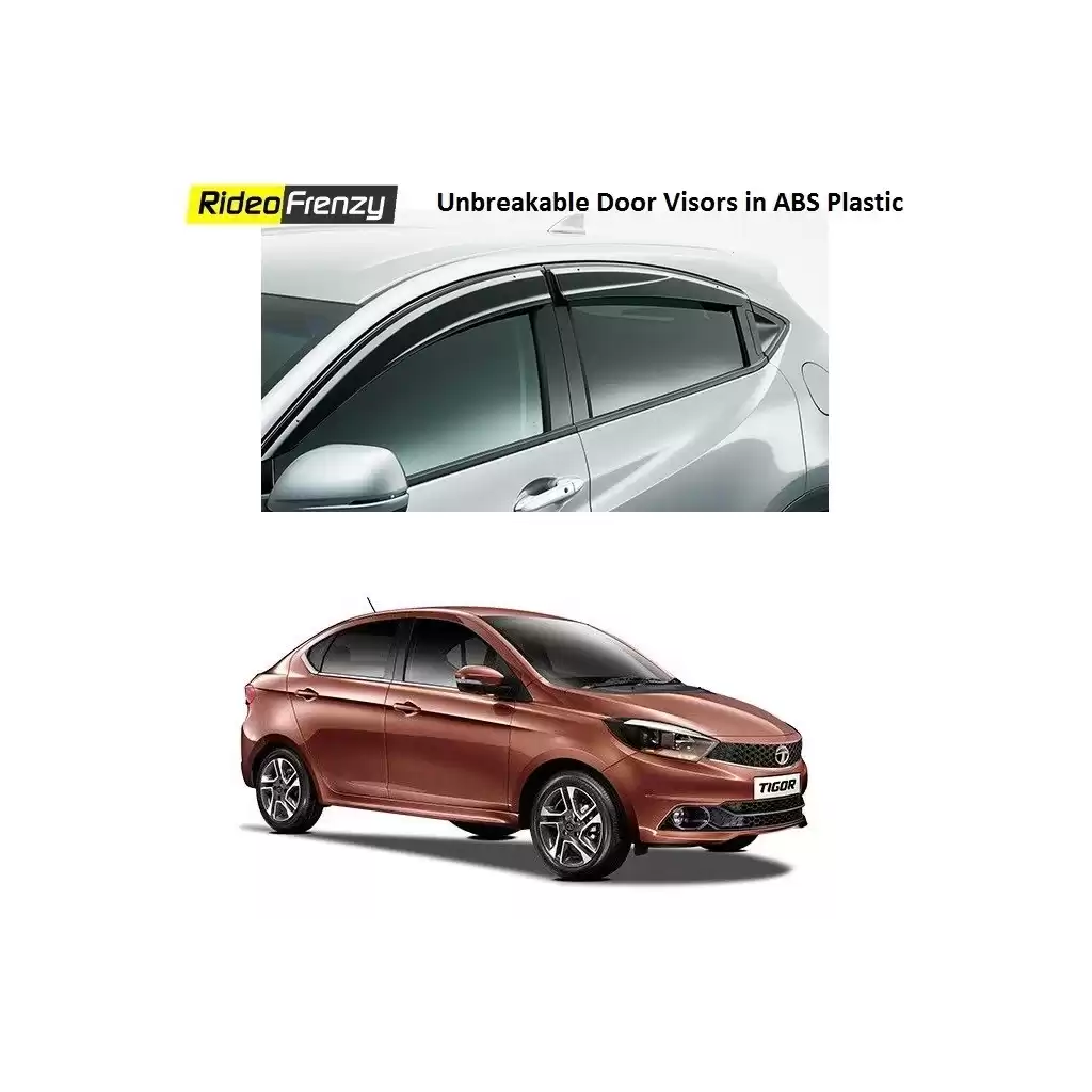 Buy Unbreakable Tata Tigor Door Visors in ABS Plastic