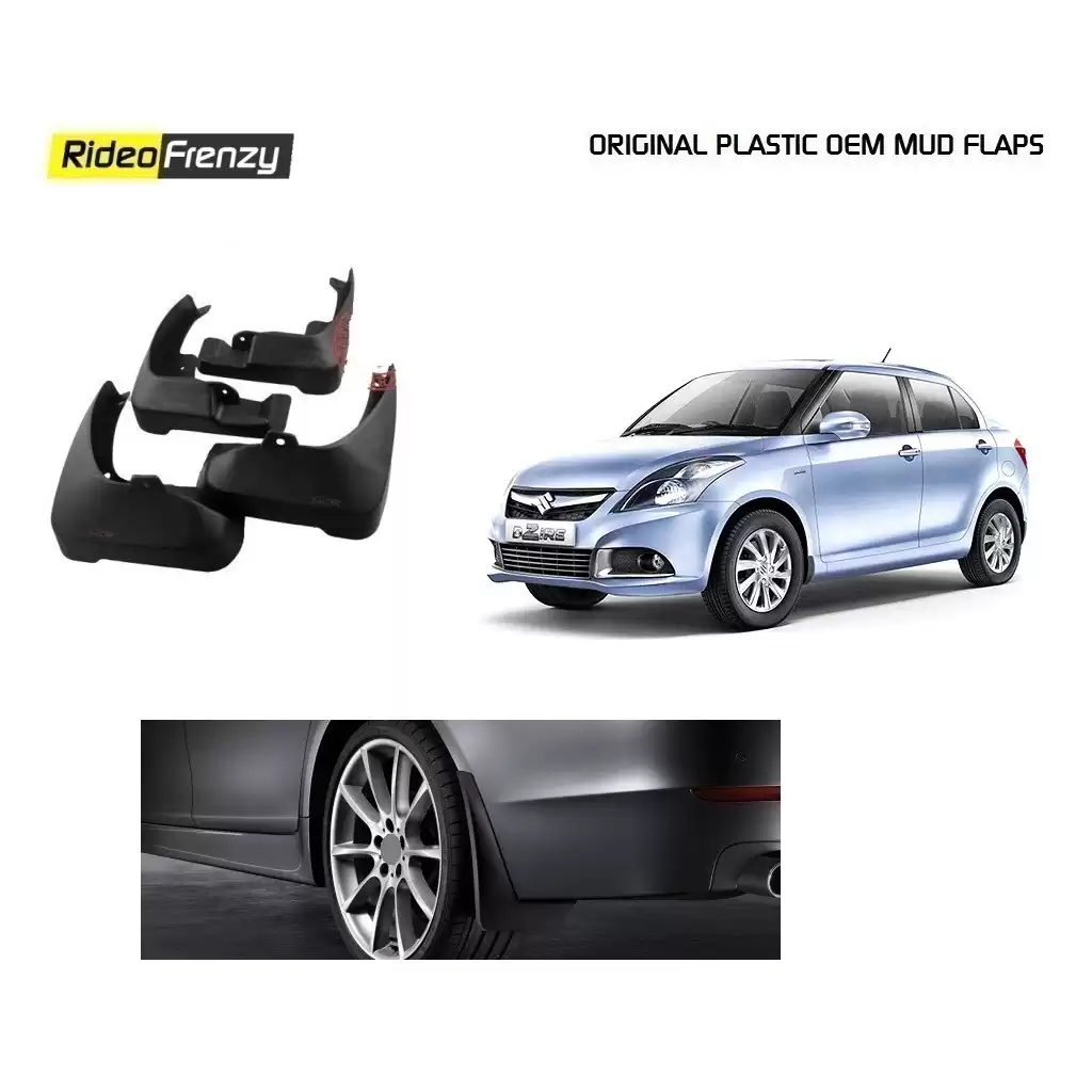 Buy Plastic OEM Maruti Swift Dzire Mud Flaps online at low prices-RideoFrenzy
