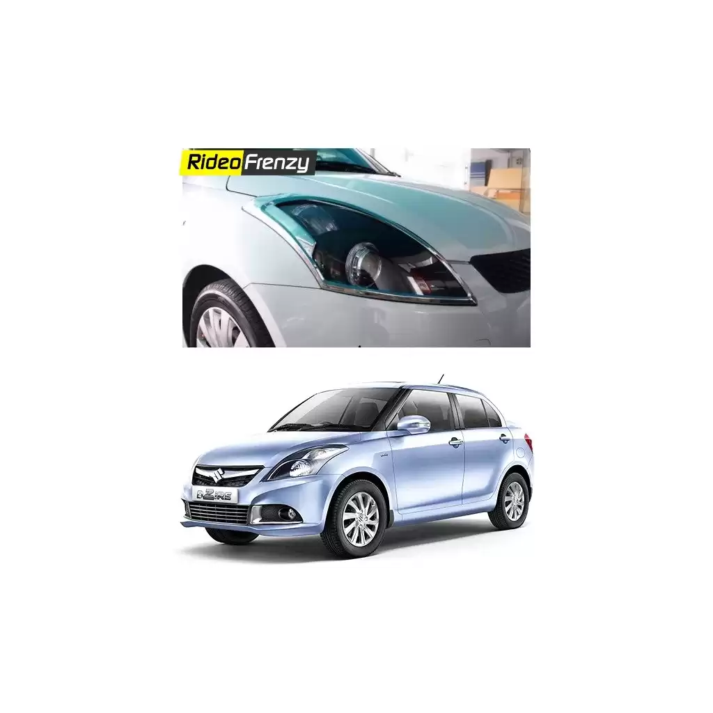 New Model Maruti Dzire Chrome HeadLight Covers