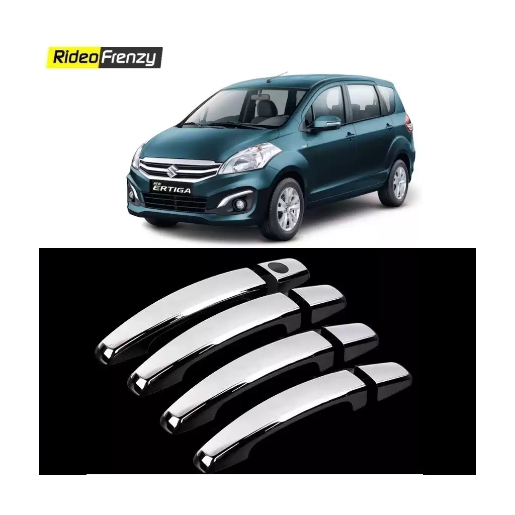 Buy Premium Maruti Ertiga Door Chrome Handle Covers at low prices-RideoFrenzy