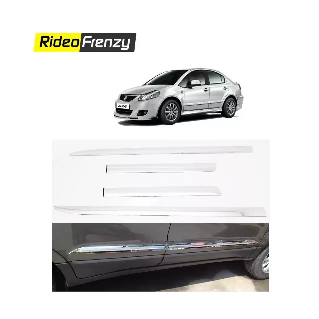 Buy Triple Layered Maruti SX4 Chrome Side Beadiing at low prices-RideoFrenzy