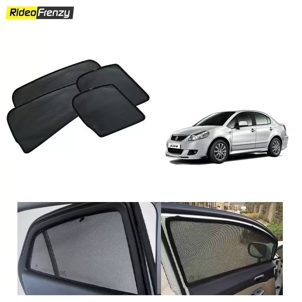 Buy Maruti SX4 Magnetic Car Window Sunshades at low prices-RideoFrenzy