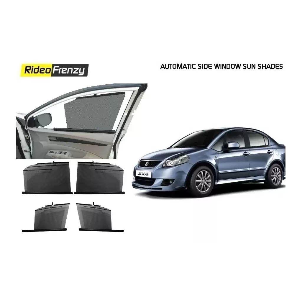 Buy Maruti SX4 Automatic Side Window Sun Shades at low prices-RideoFrenzy