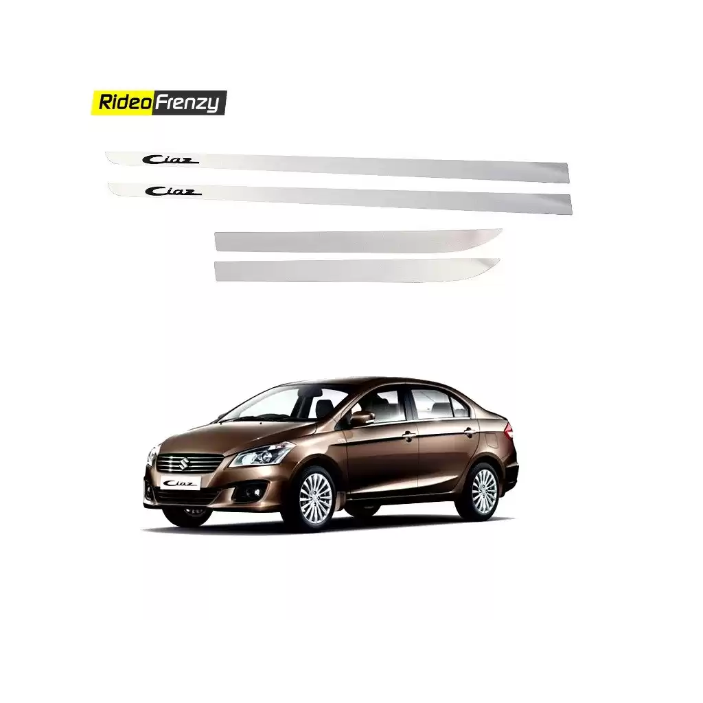 Buy Stainless Steel Maruti Ciaz Chrome Side Beadiing online at low prices-RideoFrenzy