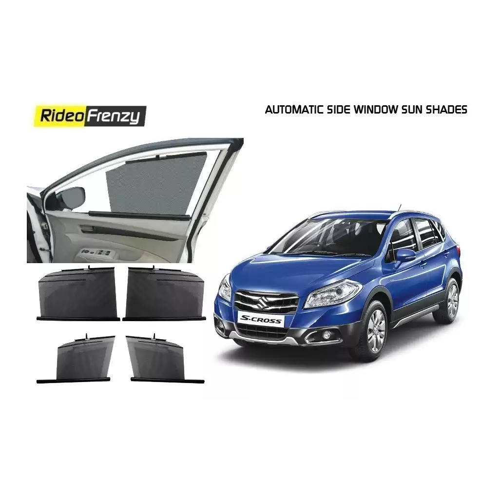 Buy Maruti S-CROSS Automatic Side Window Sun Shades at low Prices-RideoFrenzy