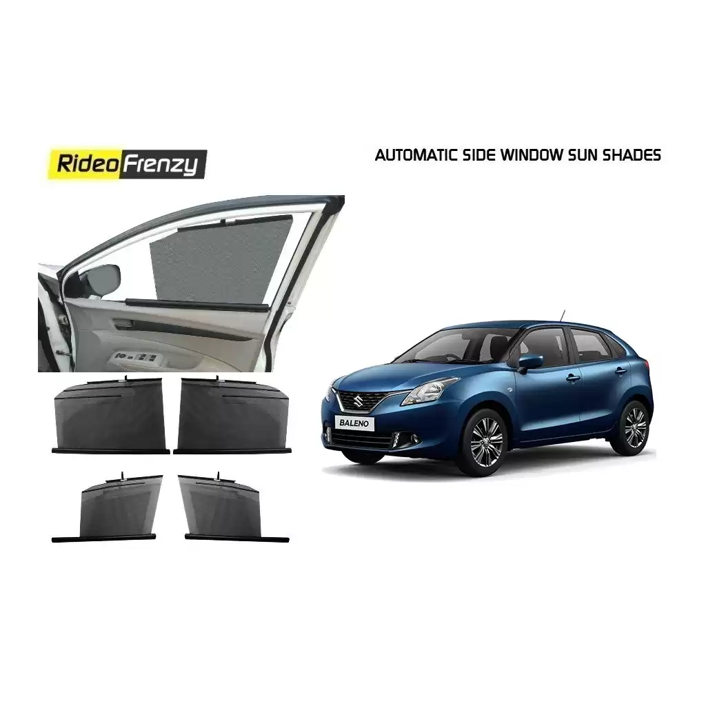 Buy Maruti Baleno Automatic Side Window Curtains | UV Protected | Custom Fit online India
