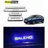 Buy Maruti Baleno Stainless Steel Scuff Plates with blue LED | Best Selling Baleno Accessories