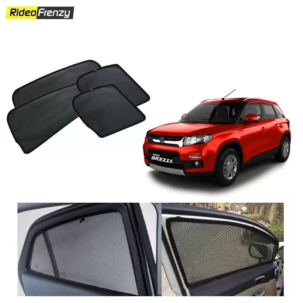 Buy Maruti Vitara Brezza Magnetic Car Window Sunshade at low prices-RideoFrenzy