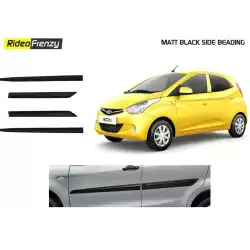 Buy Original Hyundai Eon Matt Black Side Beading online at low prices-RideoFrenzy