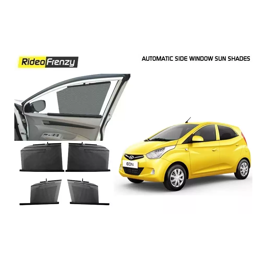 Buy Hyundai Eon Automatic Side Window Sun Shades online at low prices-RideoFrenzy