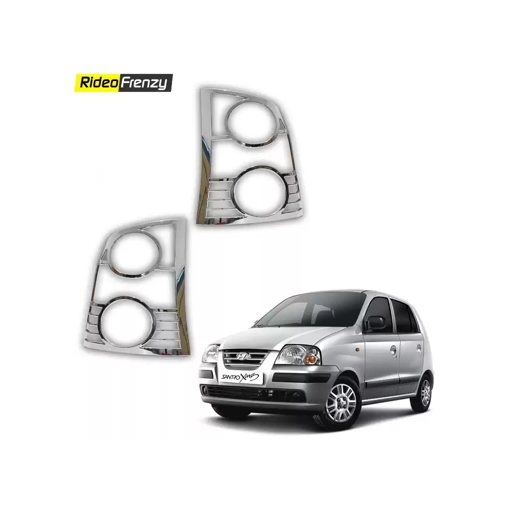 Buy Hyundai Santro Chrome Tail Light Covers at low prices-RideoFrenzy