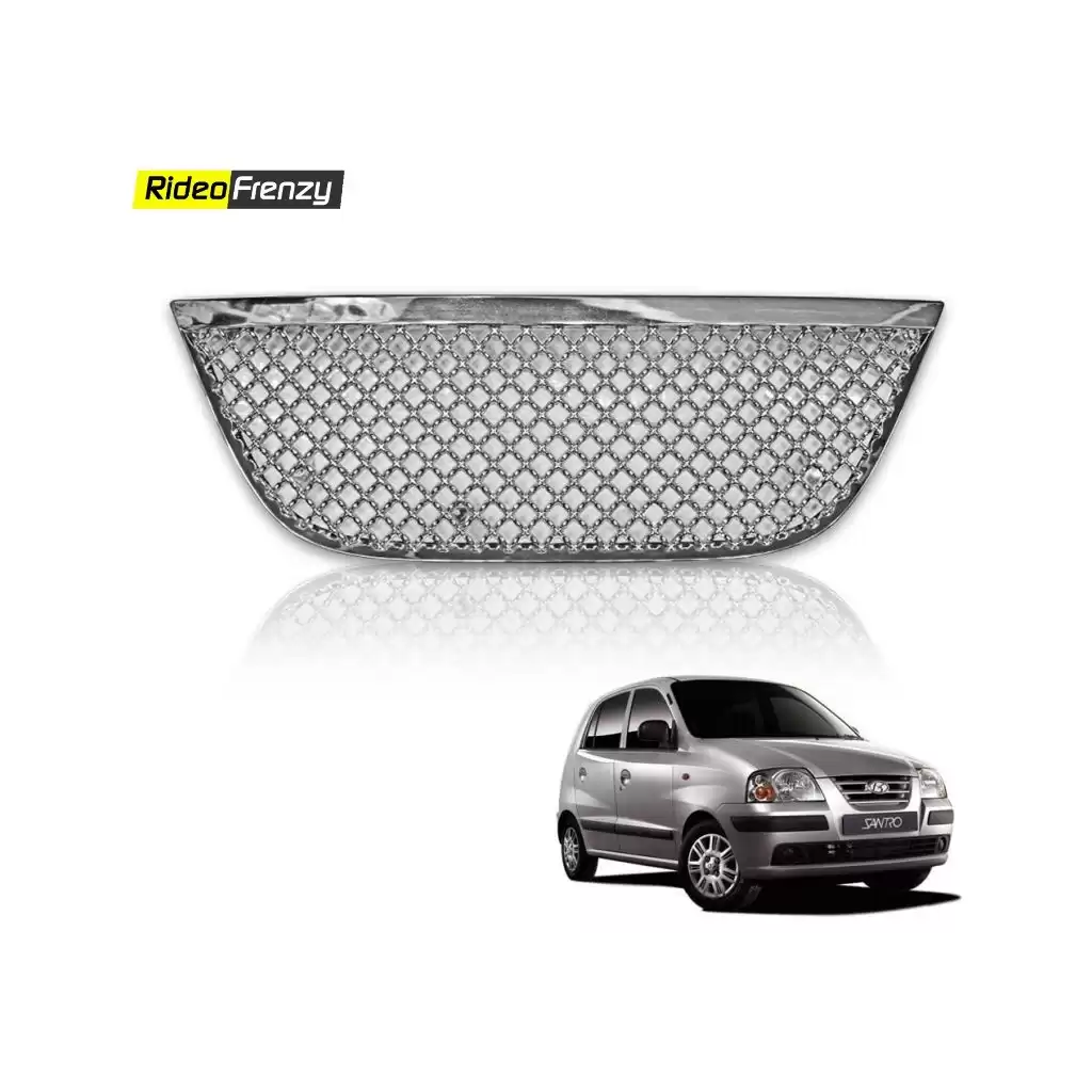 Buy Hyundai Santro Xing Front Chrome Grill Covers | Rustfree Chrome Plating