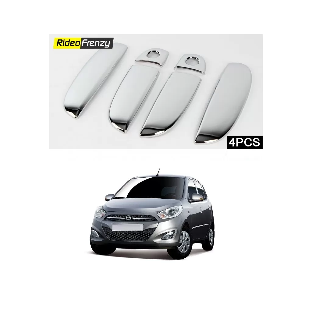 Buy Hyundai I10 Door Chrome Handle Covers at low prices-RideoFrenzy