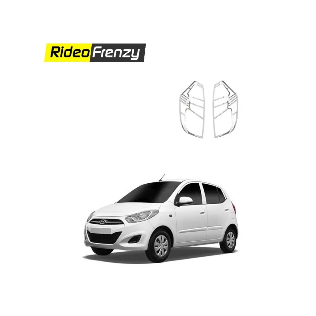 Buy Chrome Tail Light Covers for Hyundai I10 at low prices-RideoFrenzy