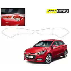 Buy Premium Hyundai Elite i20 Chrome Tail Light Covers at low prices-RideoFrenzy